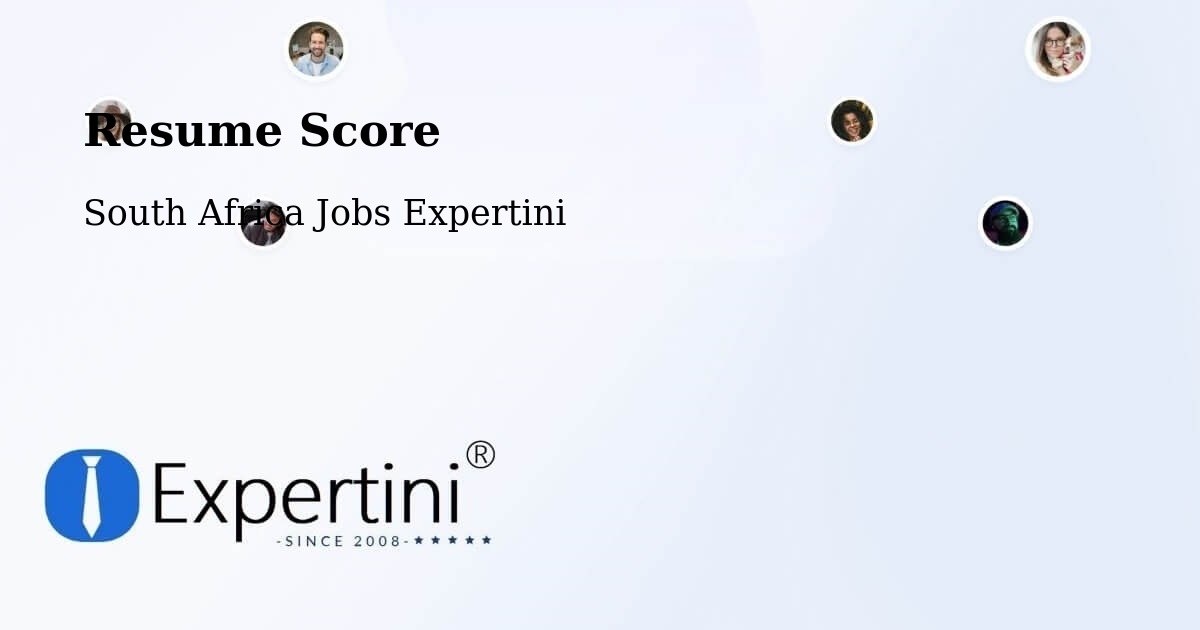 Resume Score - South Africa Jobs Expertini